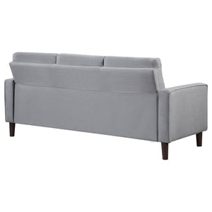 Bowen - Upholstered Track Arm Tufted Sofa - Gray