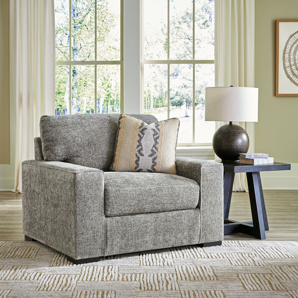  then this oversized chair with matching ottoman is the clear choice for comfort. The deep seating and indulgently plush fabric remind you to de-stress and take a break. When you want to have -"me time-"