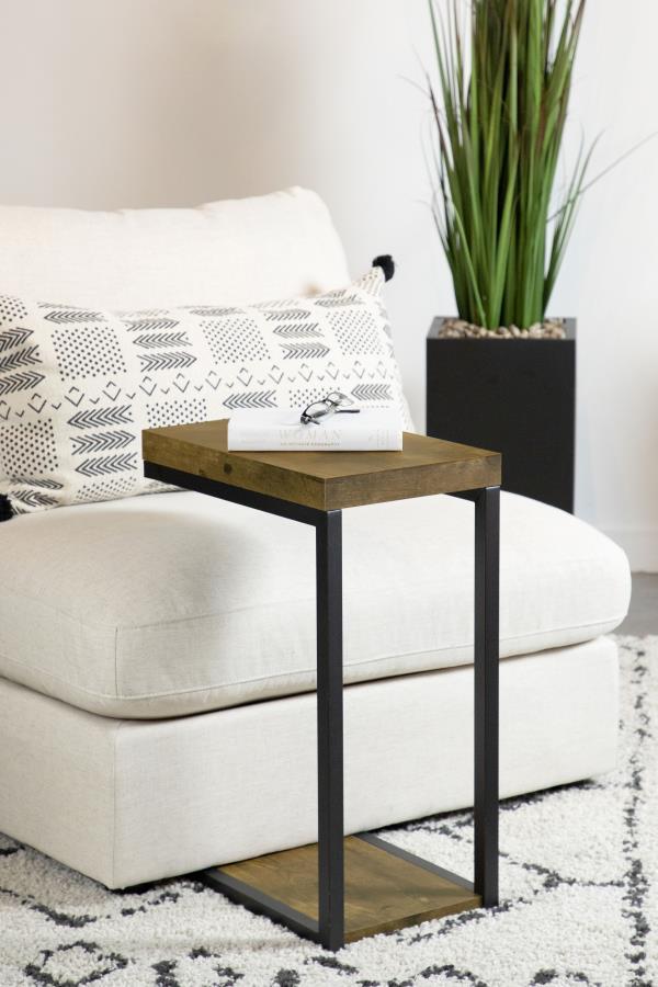  it can fit under the apron or frame of most furniture. Built with an eco-friendly engineered veneer top