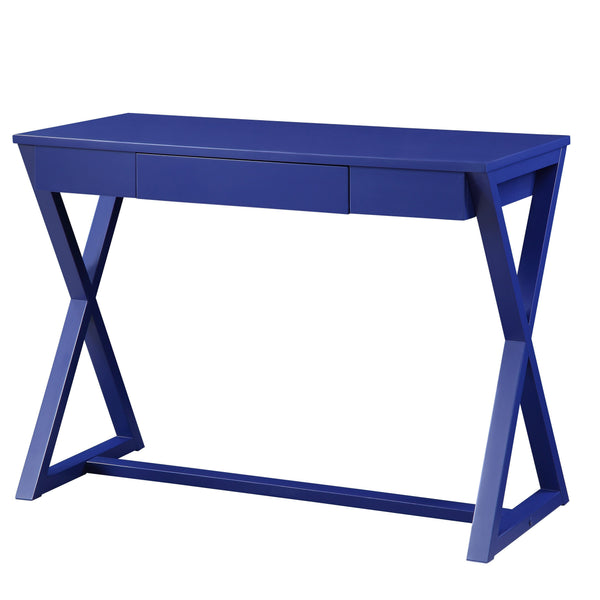 Rectangular Table TopX-Shape Wooden BaseStorage: 1 Drawer 2/3 Extension Drawer GlideEnglish Dovetail Front & BackWood Center Glide<br/><br/><b>Product Features</b><ul><li>Rectangular Table Top</li><li>X-Shape Wooden Base</li><li>Storage: 1 Drawer</li><li>