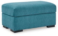 You want your home to reflect your modern, trendy eye for design. This ottoman is here to help. Bold, bright and beautiful, it adds a fashion-forward pop of color to your living room. Velvet-like upholstery keeps comfort at top of mind, whether you-'re lo