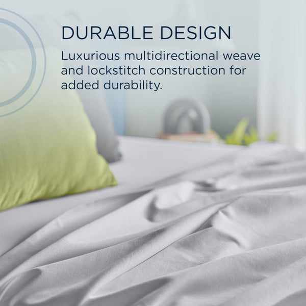 Linens - Tempur Luxe Egyptian Cotton Sheet Set - White - Queen