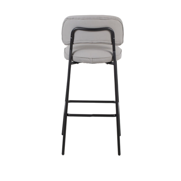 Blythe - Vegan Leather Bar Chair (Set of 2) - Ivory