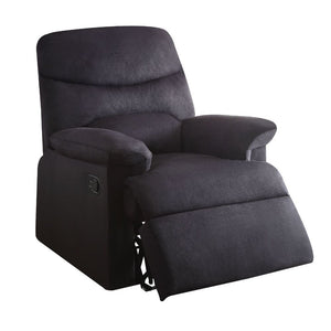 The lovely Arcadia recliner offers comfort, style and value for any home. A smooth fabric seat cushion provides relaxation from seat to toe with an easy to reach external handle for operating the reclining mechanism.<br/><br/><b>Product Features</b><ul><l