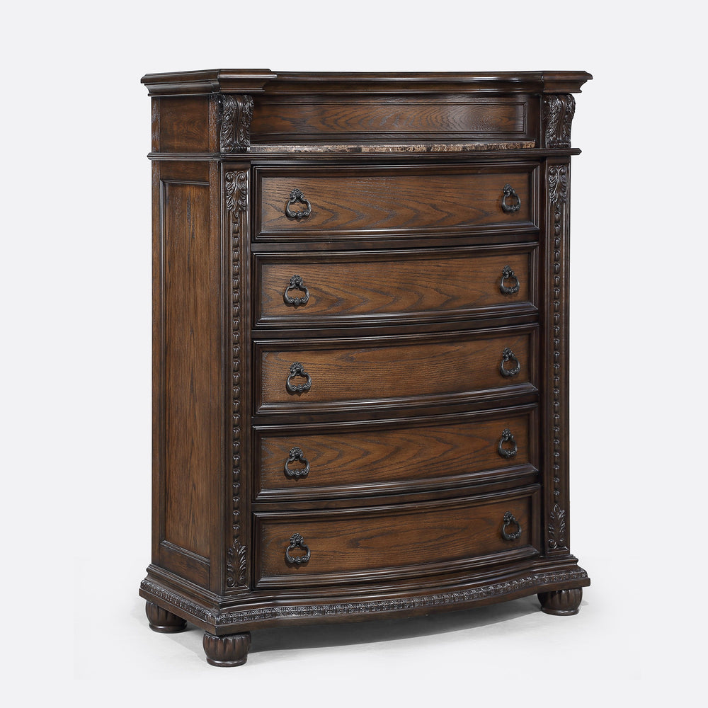 Step into a world where classic elegance meets timeless design with our exquisite bedroom collection. Designed for those who covet regal charm and functionality, this suite features rich, natural wood tones that evoke the grandeur of an aristocratic estat