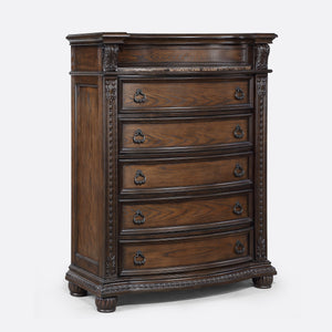 Step into a world where classic elegance meets timeless design with our exquisite bedroom collection. Designed for those who covet regal charm and functionality, this suite features rich, natural wood tones that evoke the grandeur of an aristocratic estat