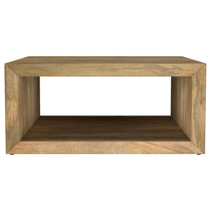Benton - Square Solid - Mango Wood Coffee Table - Natural
