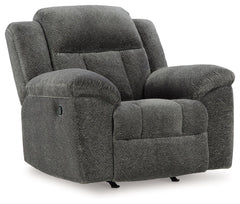 With its large-scale design, this extra-spacious recliner is a masterclass in accessible style. Plush, ultra-soft upholstery keeps you cozy as you lounge solo. In a neutral hue, it seamlessly suits different aesthetics as your taste changes. Time to relax