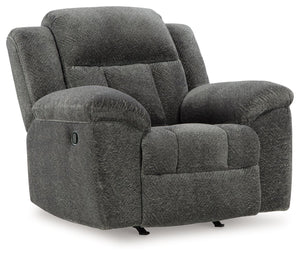 With its large-scale design, this extra-spacious recliner is a masterclass in accessible style. Plush, ultra-soft upholstery keeps you cozy as you lounge solo. In a neutral hue, it seamlessly suits different aesthetics as your taste changes. Time to relax