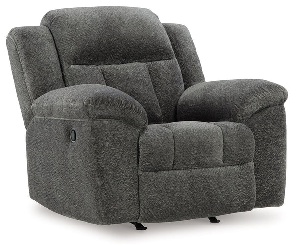 With its large-scale design, this extra-spacious recliner is a masterclass in accessible style. Plush, ultra-soft upholstery keeps you cozy as you lounge solo. In a neutral hue, it seamlessly suits different aesthetics as your taste changes. Time to relax