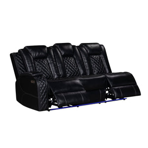  and functionality. This set includes a Left Arm Facing Power Sofa with 2 recliners