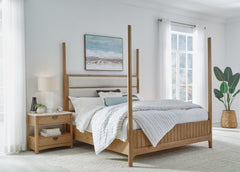 Drift off to sleep in this gorgeous poster bedroom set. Marrying on-trend styling and natural elements, the Poster Bed provides the perfect respite to recharge and refresh at the end of the day.<br/><br/><b>Product Features</b><ul><li>Created with stunnin