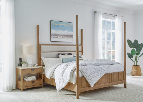 Drift off to sleep in this gorgeous poster bedroom set. Marrying on-trend styling and natural elements, the Poster Bed provides the perfect respite to recharge and refresh at the end of the day.<br/><br/><b>Product Features</b><ul><li>Created with stunnin