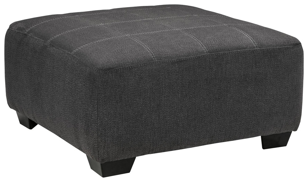 When it comes to incorporating a relaxed sensibility into your home that-'s beautifully on trend, this oversized ottoman makes it look effortless. With its gently weathered hue and plush feel, the rich upholstery is simply a dream. Grid pattern stitching 