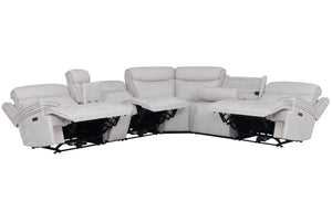 Alpine - 6 Piece Package Sectional - Snow