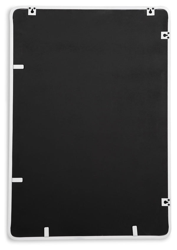 Brocky - White - Accent Mirror - Rectangle