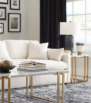 Hobson Upholstered RAF Chair Ivory