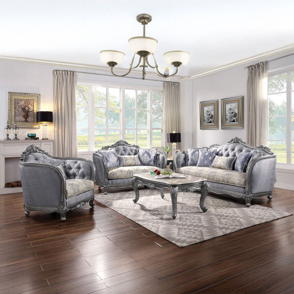 Ariadne - Sofa - Fabric & Platinum