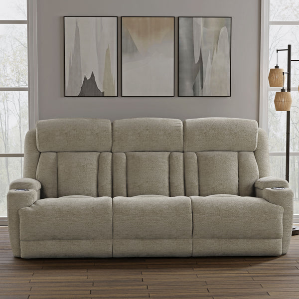 Dalton - Power Reclining Sofa And Loveseat - Lucky Fawn