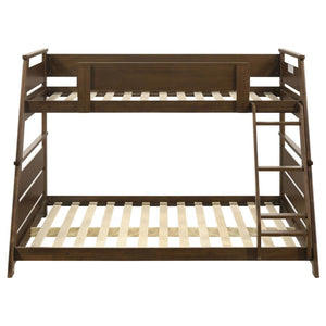 Holden - Wood Veneer Twin Over Full Bunk Bed - Walnut