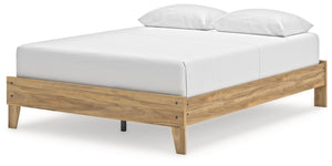 Bermacy - Light Brown - Queen Platform Bed