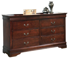 This dresser is the epitome of traditional decor. Its Louis Philippe-style moulding dates back to the mid-19th century, when furnishings were lavish yet somewhat simple. A deep finish brings warmth and elegance into the space.<br><br><b>Additional Dimensi
