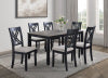 Eloise 7-Pc Dinette Set Light Grey