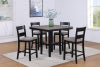 Lester 5-Pk Ctr Ht Table Light Grey