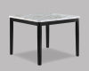 Pascal Counter Ht White Top Blk Leg