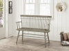 Jerimiah Spindleback Bench Grey