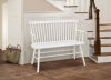 Jerimiah Spindleback Bench White