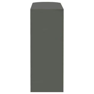 Adolfo - Rectangular 2-Tier Home Bar Table - Gray High Gloss