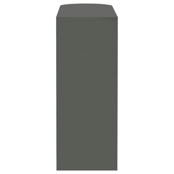 Adolfo - Rectangular 2-Tier Home Bar Table - Gray High Gloss