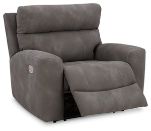 Next-Gen Durapella - Slate - 7 Pc. - 6-Piece Power Reclining Sectional