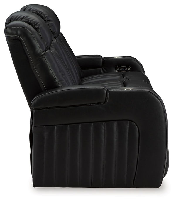 Caveman Den - Midnight - 3 Pc. - Power Reclining Sofa