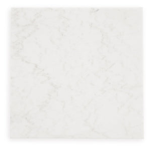  this accent table is a versatile performer. Use individually or pair two or three together to create a coffee table effect. Elegant inlaid details and a white marble top elevate the design.<br/><br/><b>Product Features</b><ul>