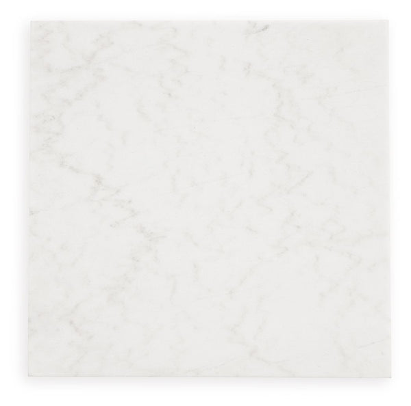  this accent table is a versatile performer. Use individually or pair two or three together to create a coffee table effect. Elegant inlaid details and a white marble top elevate the design.<br/><br/><b>Product Features</b><ul>