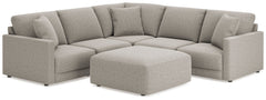 Searching for seating that expertly harmonizes form and function? This sectional has you covered. Making a sleek statement in spaces from transitional to modern, its neutral upholstery brings an airy, upscale feel to the clean-lined silhouette. And the se