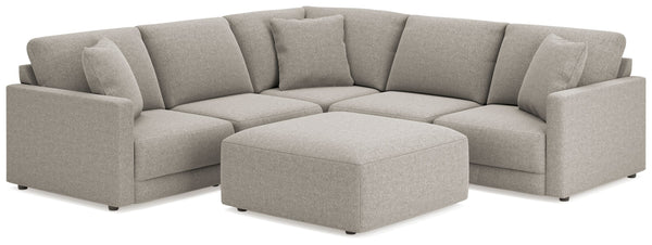 Searching for seating that expertly harmonizes form and function? This sectional has you covered. Making a sleek statement in spaces from transitional to modern, its neutral upholstery brings an airy, upscale feel to the clean-lined silhouette. And the se