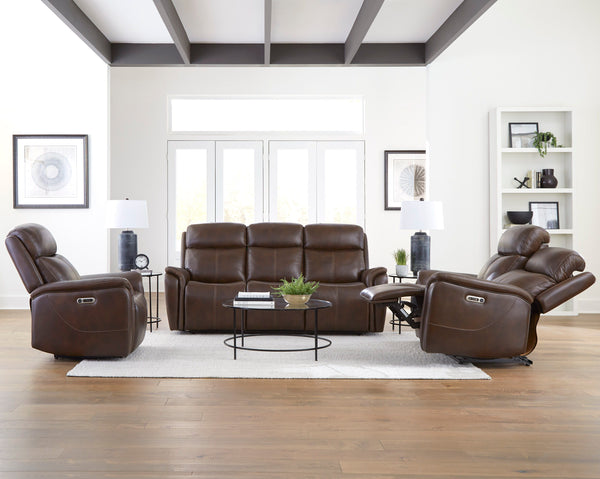 Cascade - Power Recliner (Set of 2) - Auburn