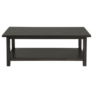  ensures durability while exuding a warm rustic charm. Its open lower shelf keeps d
