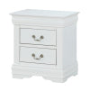 Louis Philip Night Stand White