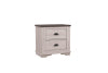 Coralee Night Stand Chalk/Grey