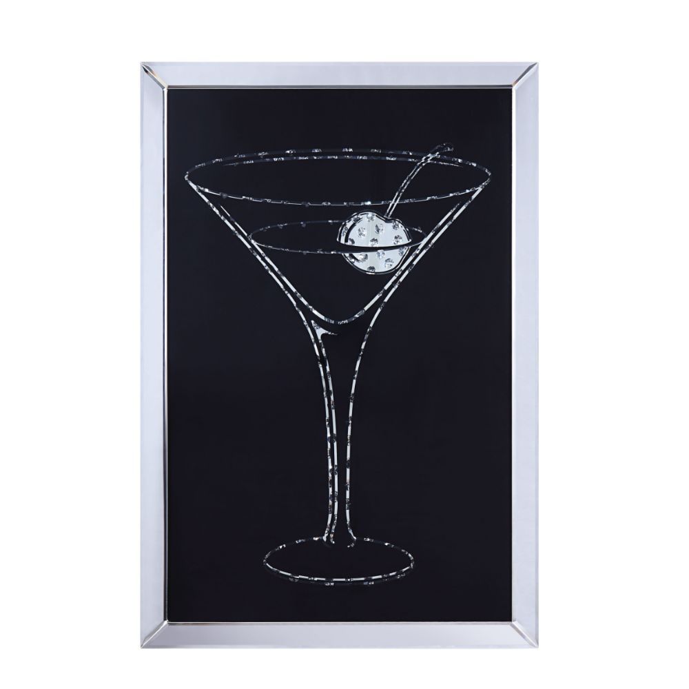 Wall art instantly turns any blank area into an eye-catching display, all while lending a gallery-worthy appeal to your abode. With the Talisha wall art collection elegance combines with beauty by showcasing gleaming designs with black backgrounds to set 