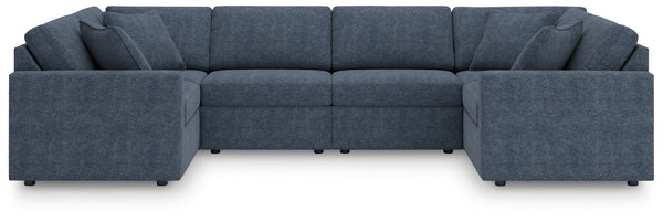 Looking cool and contemporary is great. But when it comes down to it, youâ€™re all about low-maintenance lounging. With the performance fabric on this sectional, cleaning spills is a breeze. And its customizable modular design caters to your ever-changing