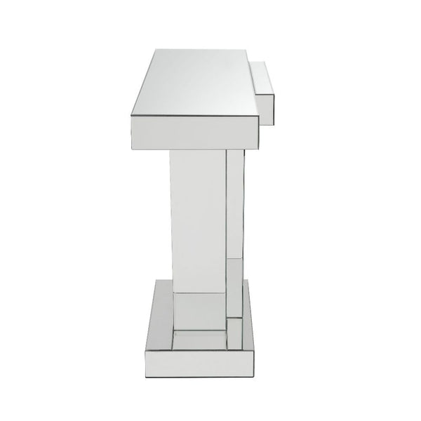  MDF (Fixed Top/No Leaves) Mirrored Base: Geometric Shape P