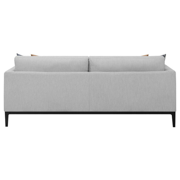 Apperson - Upholstered Track Arm Sofa - Light Gray