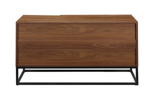 Walden - Console Table - Walnut & Black Finish