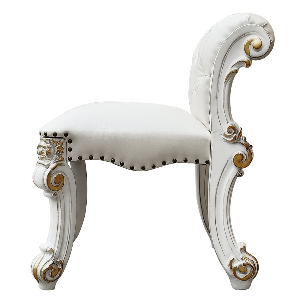 Vendome - Vanity Stool - Silver