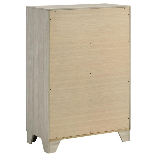 Trenton - 4-Drawer Bedroom Chest Of Drawers - Rustic Cream